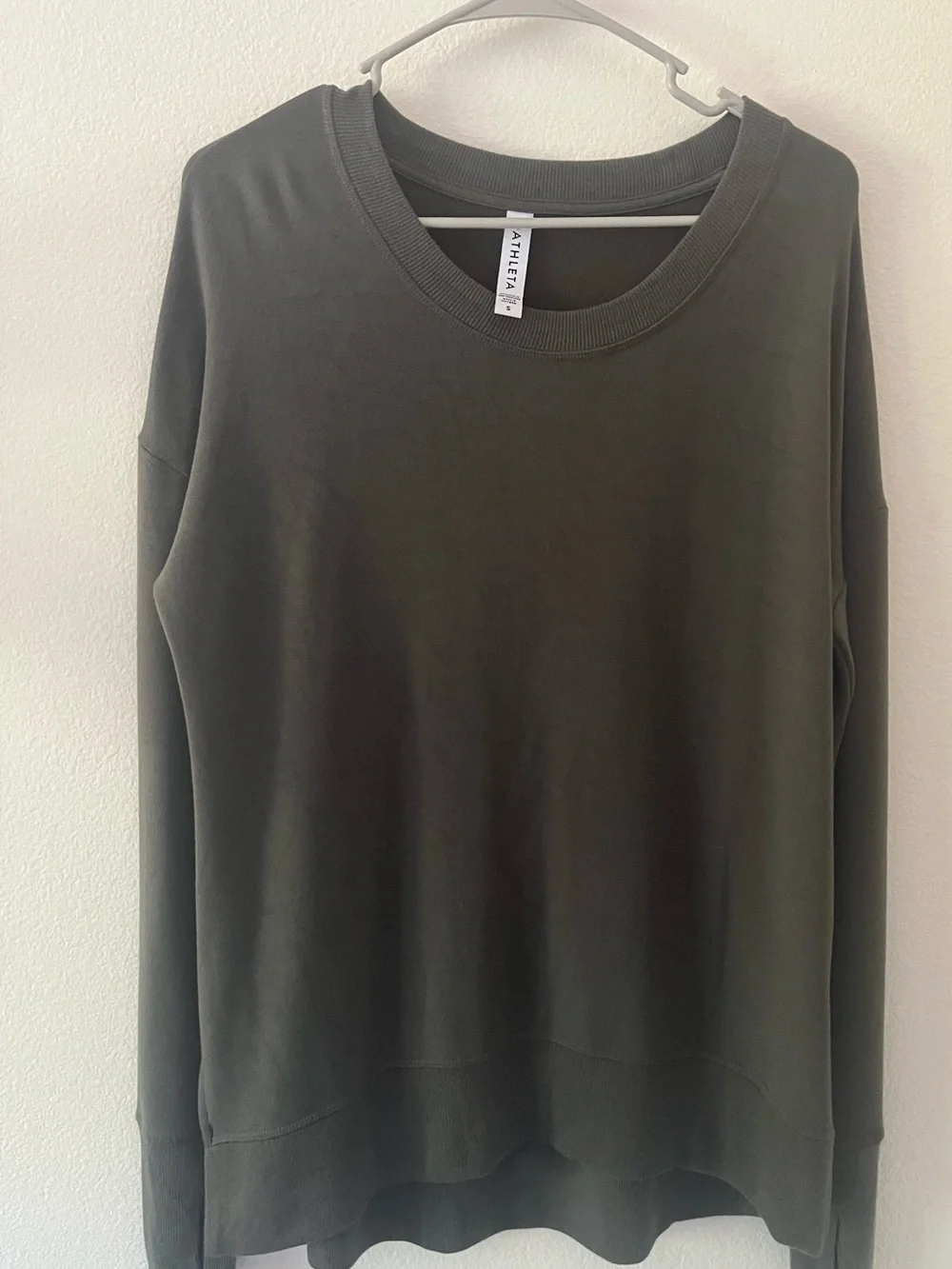 Athleta Luxe Recovery Light Weight Sweatshirt Small - Picture 6 of 10